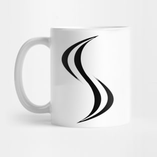 Smellville ‘S’ Logo Black Mug